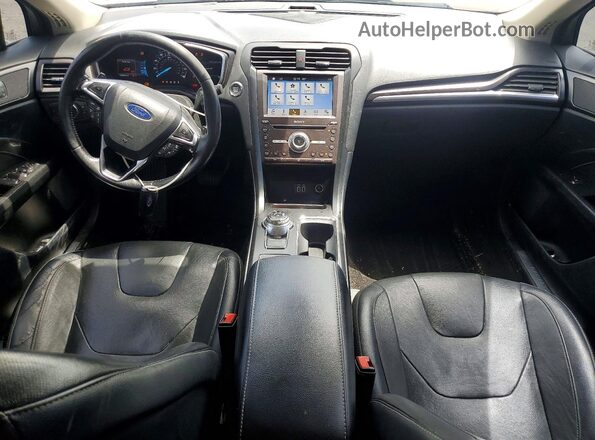 3FA6P0D93KR226492 2019 FORD FUSION Black Առջևի վահանակի տեսք