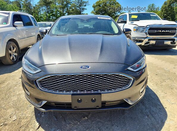 3FA6P0D93LR193043 2020 FORD FUSION Gray Front view
