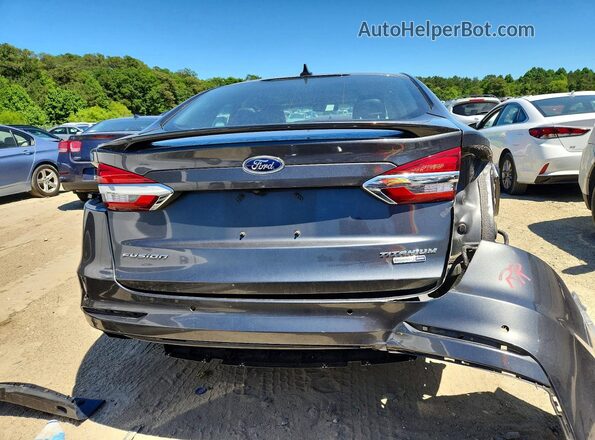 3FA6P0D93LR193043 2020 FORD FUSION Gray Rear view