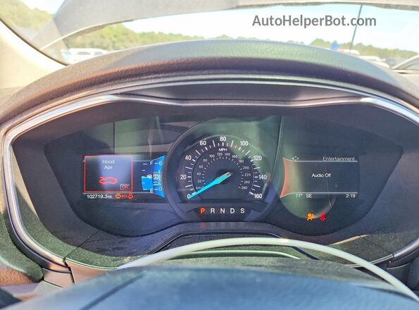 3FA6P0D93LR193043 2020 FORD FUSION Gray Instrument cluster view