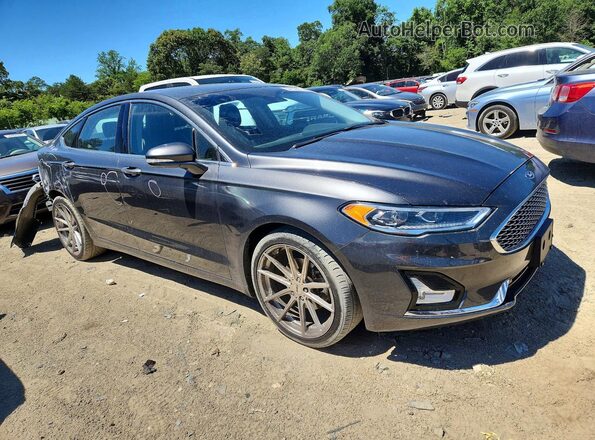 3FA6P0D93LR193043 2020 FORD FUSION Gray Front right