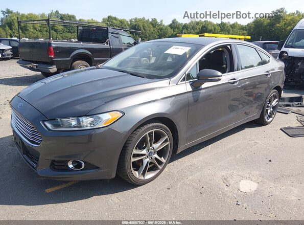 3FA6P0D94GR265468 2016 FORD FUSION Gray Առջևի ձախ երեք քառորդ տեսարան