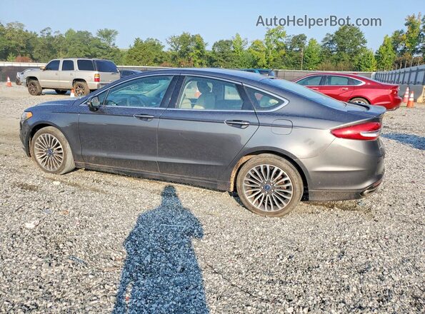3FA6P0D94JR168875 2018 FORD FUSION Gray Задня ліва чверть