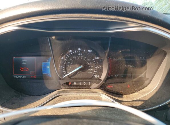 3FA6P0D94JR168875 2018 FORD FUSION Gray Вид щитка приладів