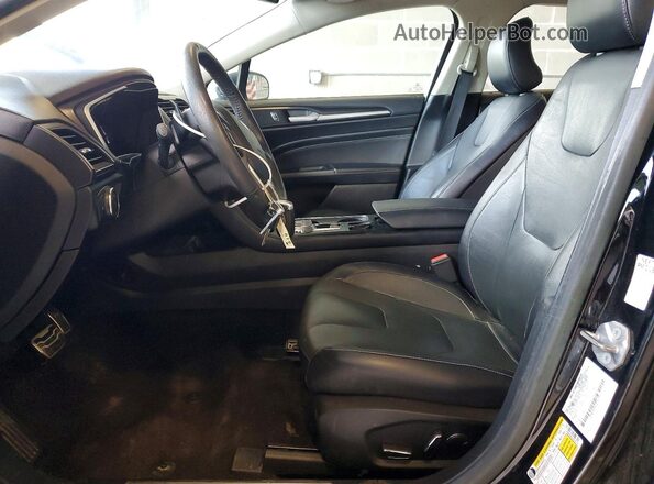 3FA6P0D94JR234194 2018 FORD FUSION Черный Вид салона спереди