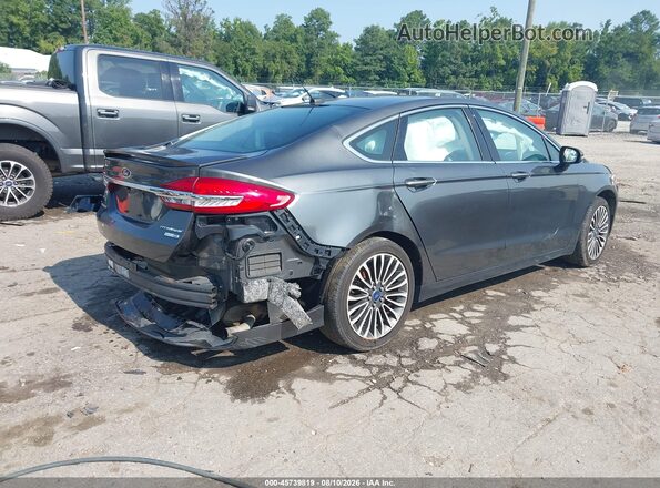 3FA6P0D95JR137280 2018 FORD FUSION Gray Задня права чверть