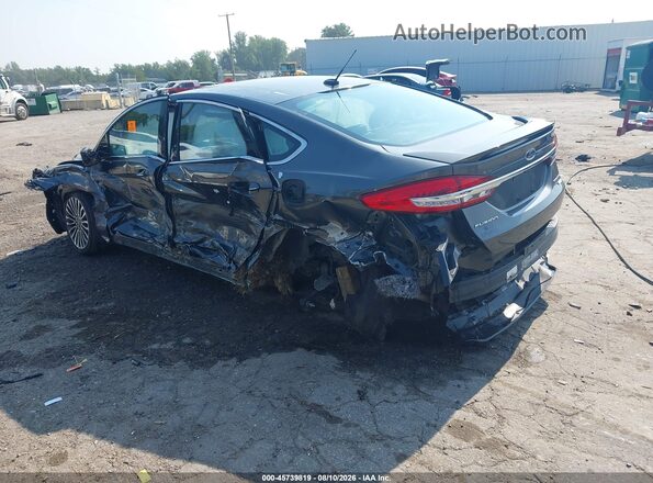 3FA6P0D95JR137280 2018 FORD FUSION Gray Задня ліва чверть