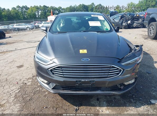 3FA6P0D95JR137280 2018 FORD FUSION Gray Вид щитка приладів