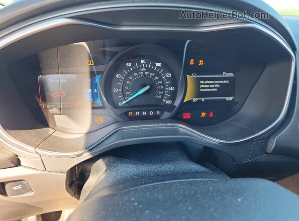 3FA6P0D96GR183144 2016 FORD FUSION White ხელსაწყოთა პანელის ხედი