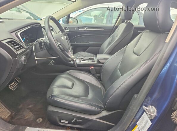 3FA6P0D96JR206834 2018 FORD FUSION Blue Widok wnętrza z przodu