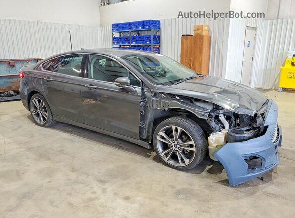 3FA6P0D96LR193649 2020 FORD FUSION Charcoal Front right