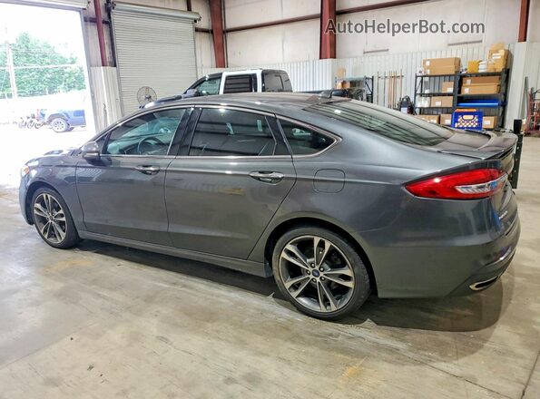 3FA6P0D96LR193649 2020 FORD FUSION Charcoal Rear left