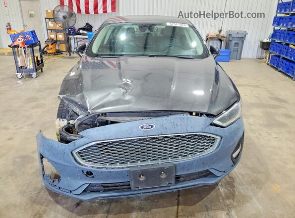 3FA6P0D96LR193649 2020 FORD FUSION Charcoal Front view