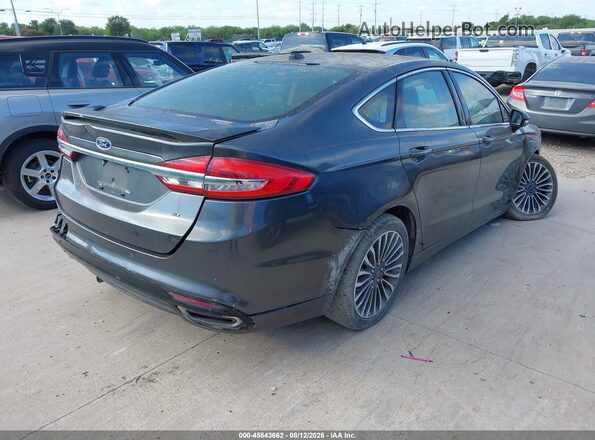 3FA6P0D97JR219530 2018 FORD FUSION Gray Задня права чверть