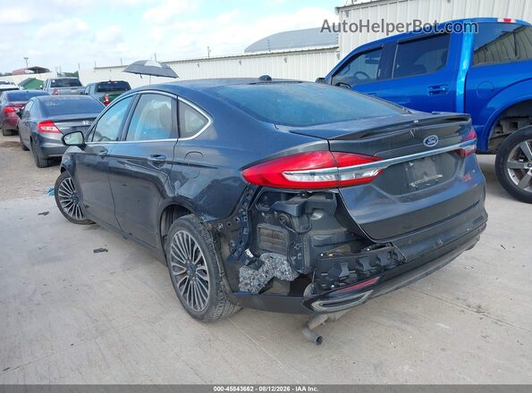 3FA6P0D97JR219530 2018 FORD FUSION Gray Задня ліва чверть
