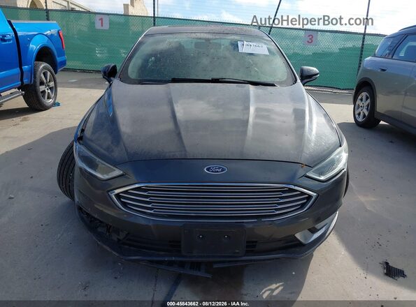3FA6P0D97JR219530 2018 FORD FUSION Gray Вид задньої частини салону