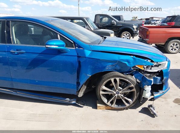 3FA6P0D97LR193417 2020 FORD FUSION Blue Դիմացի տեսք