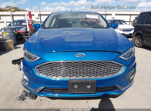 3FA6P0D97LR193417 2020 FORD FUSION Blue Սարքավորումների վահանակի տեսք