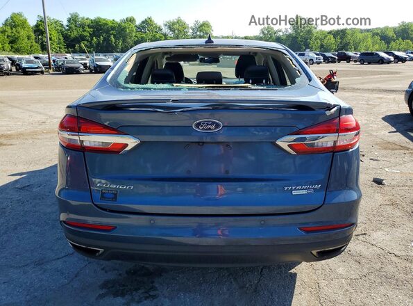 3FA6P0D98KR123875 2019 FORD FUSION Black Հետևի տեսք