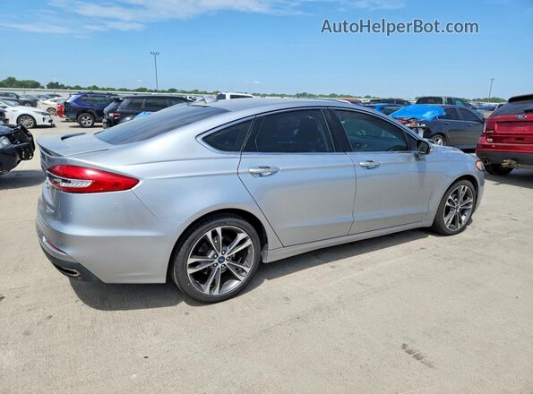 3FA6P0D98LR137048 2020 FORD FUSION Silver Rear right