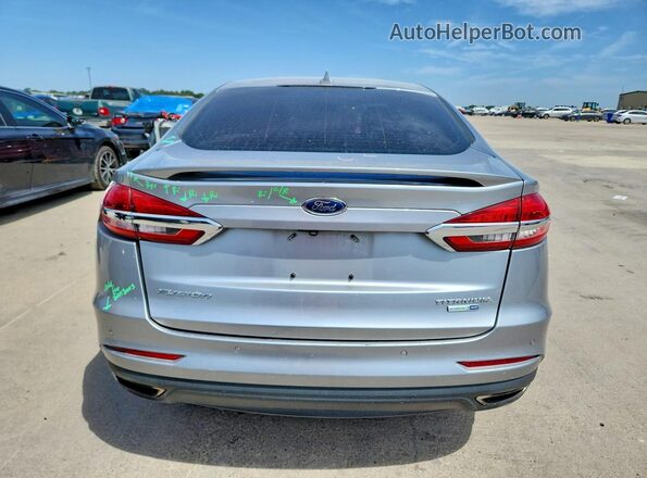 3FA6P0D98LR137048 2020 FORD FUSION Silver Rear view