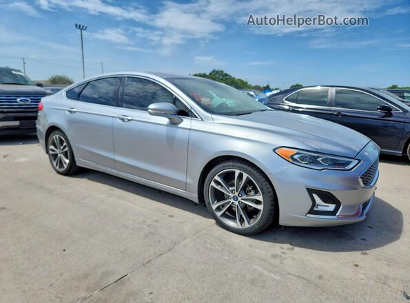 3FA6P0D98LR137048 2020 FORD FUSION Silver Front right