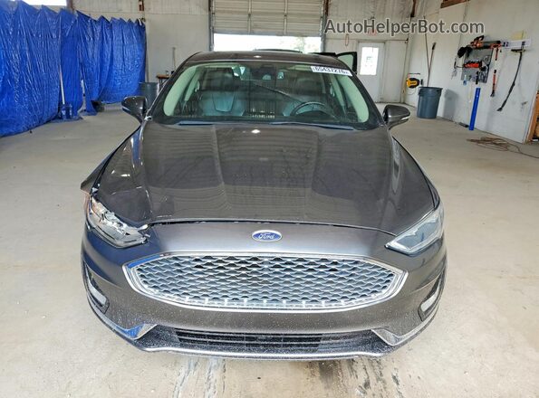 3FA6P0D98LR173905 2020 FORD FUSION Gray უკანა ხედი