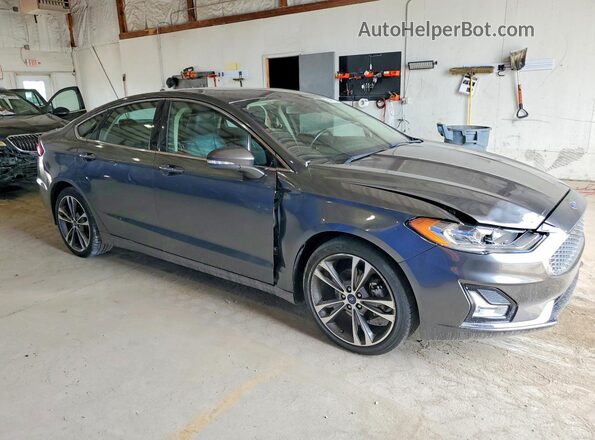 3FA6P0D98LR173905 2020 FORD FUSION Gray წინა ხედი