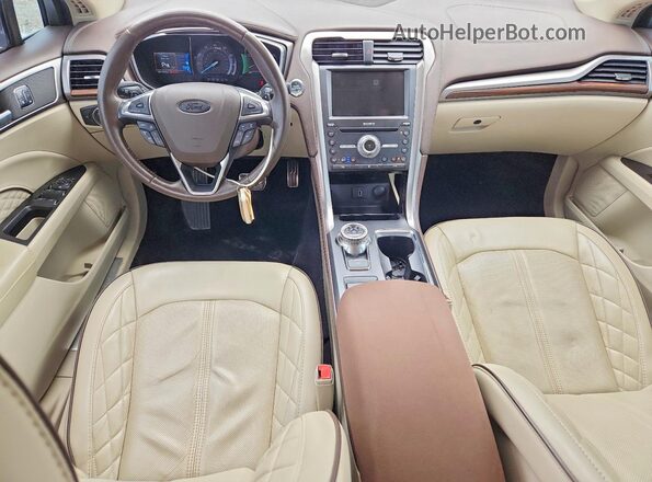 3FA6P0D99HR331353 2017 FORD FUSION Белый Вид панели приборов