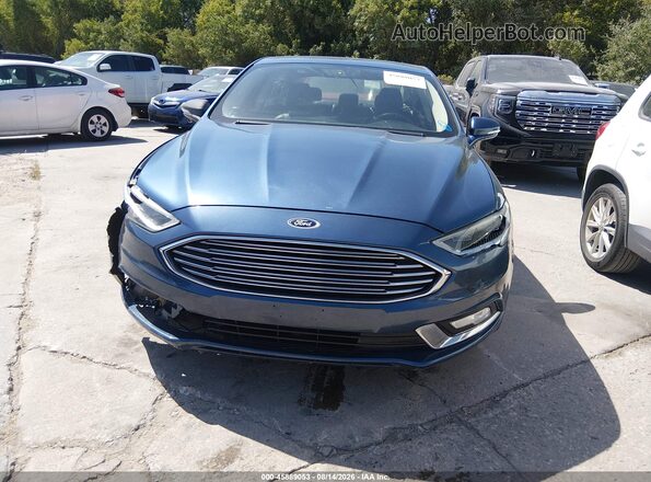 3FA6P0D99JR225944 2018 FORD FUSION Blue Widok zestawu wskaźników