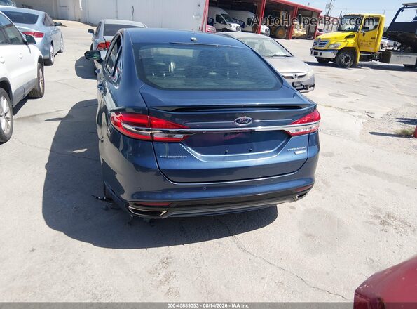 3FA6P0D99JR225944 2018 FORD FUSION Blue 