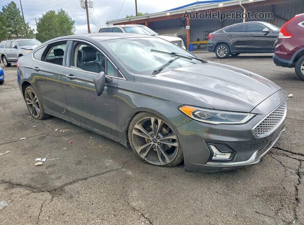 3FA6P0D99KR186502 2019 FORD FUSION Gray Առջևի աջ