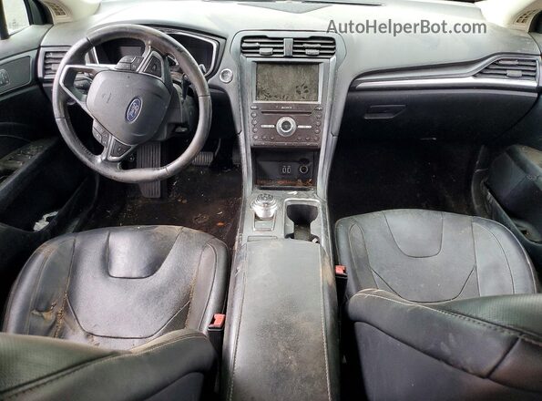 3FA6P0D99KR186502 2019 FORD FUSION Gray Առջևի վահանակի տեսք
