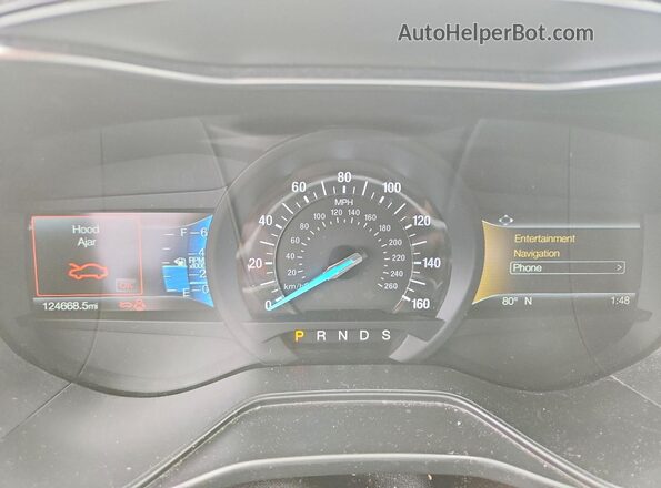 3FA6P0D99LR176120 2020 FORD FUSION White Սարքավորումների վահանակի տեսք