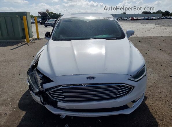 3FA6P0D9XJR188239 2018 FORD FUSION White Вид спереду