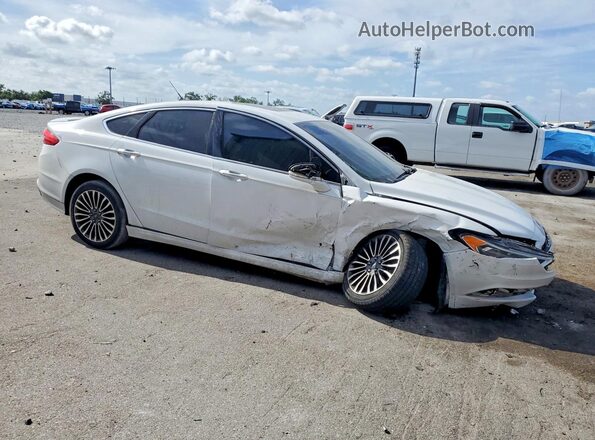 3FA6P0D9XJR188239 2018 FORD FUSION White Передня права чверть