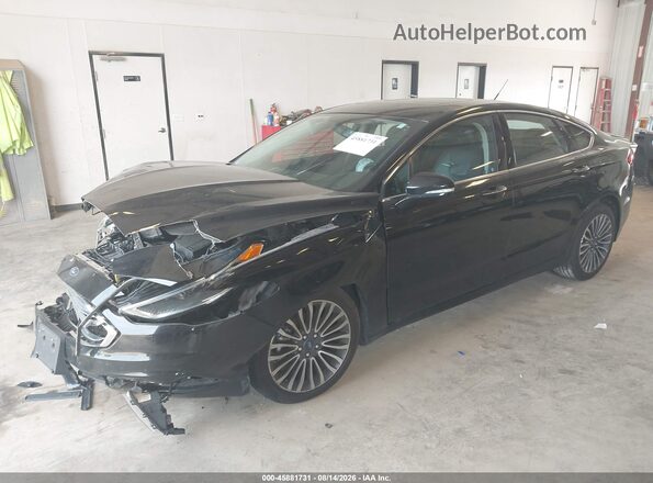 3FA6P0D9XJR233759 2018 FORD FUSION Black Vista tres cuartos delantera izquierda