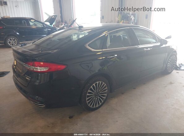 3FA6P0D9XJR233759 2018 FORD FUSION Black Trasero derecho