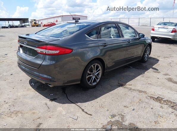 3FA6P0G70HR346799 2017 FORD FUSION Gray Rear right