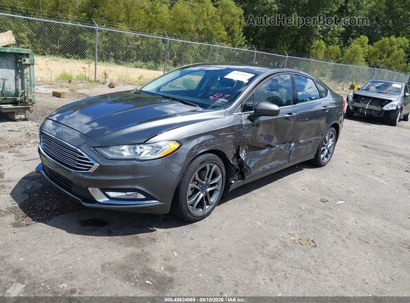 3FA6P0G70HR346799 2017 FORD FUSION Gray Front left