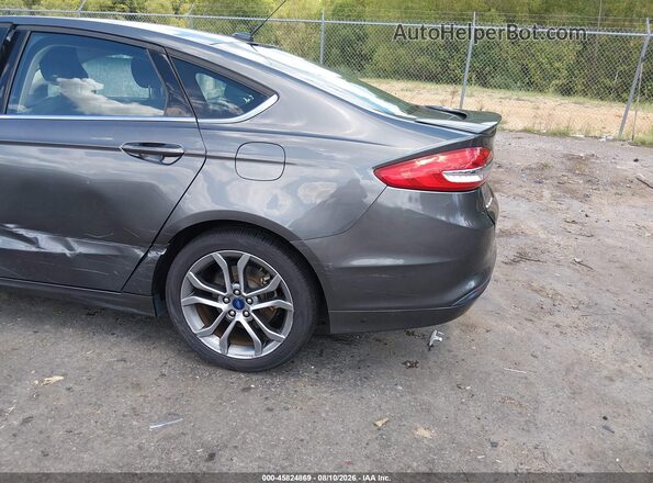 3FA6P0G70HR346799 2017 FORD FUSION Gray 