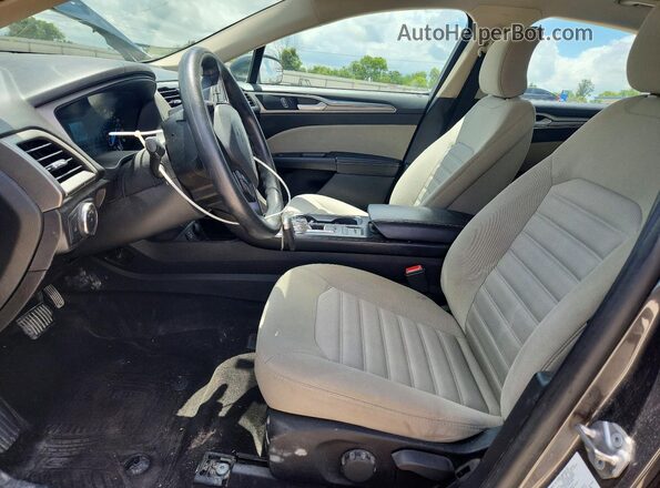 3FA6P0G70JR203552 2018 FORD FUSION Gray Вид салону спереду