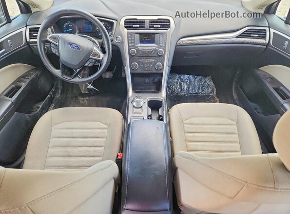 3FA6P0G70JR203552 2018 FORD FUSION Gray Вид панелі приладів