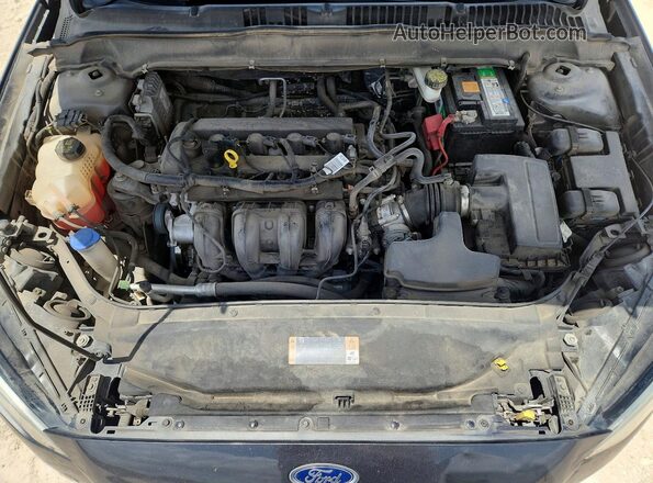 3FA6P0G70JR203552 2018 FORD FUSION Gray Вид задньої частини салону