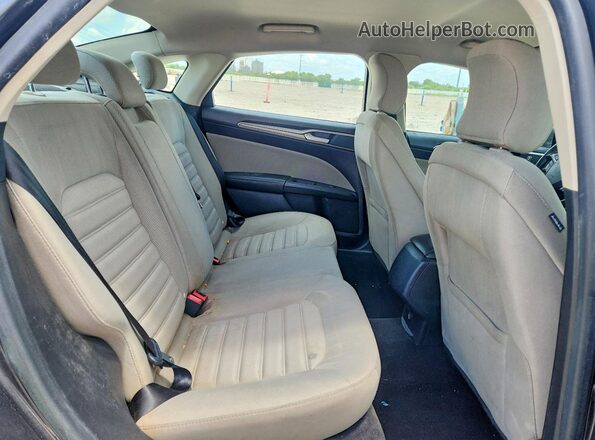3FA6P0G70JR203552 2018 FORD FUSION Gray Вид задніх сидінь