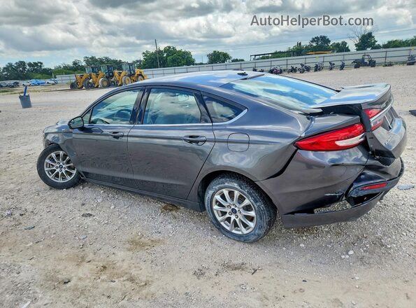 3FA6P0G70JR203552 2018 FORD FUSION Gray Задня ліва чверть