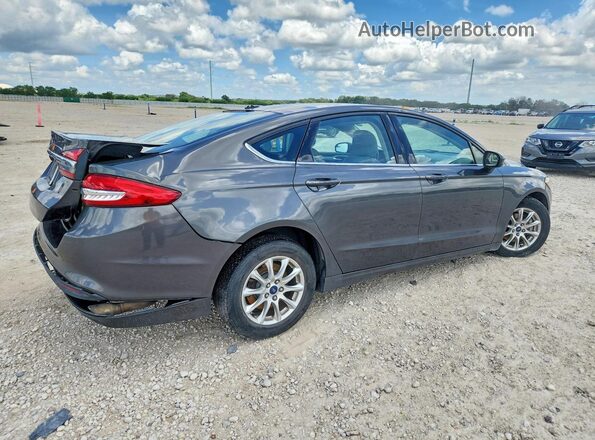 3FA6P0G70JR203552 2018 FORD FUSION Gray Задня права чверть