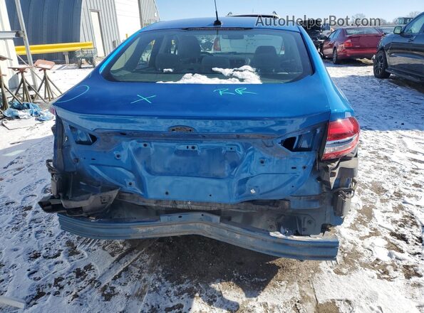 3FA6P0G70KR199066 2019 FORD FUSION Blue Widok wnętrza z przodu