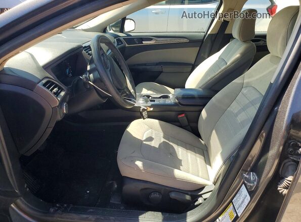 3FA6P0G70LR181037 2020 FORD FUSION Charcoal Vista interior delantera
