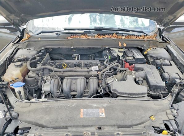 3FA6P0G71GR240277 2016 FORD FUSION Gray Vista interior trasera